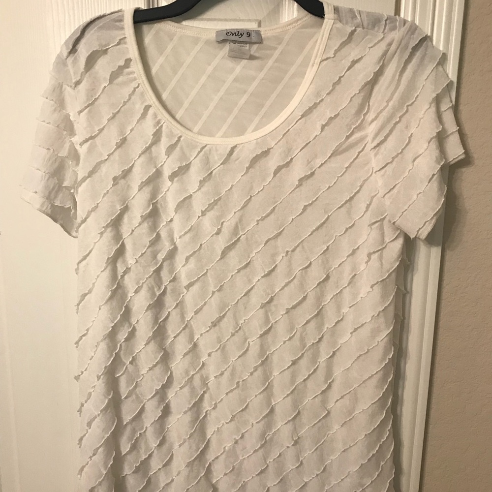 NWOT Only 9 Ruffle Blouse size XL/1X